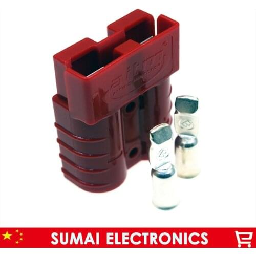 Red Original New AITM SH50A 600V battery plug,50A UPS power connector for Forklift,Stacker,electrocar etc.CE ROHS