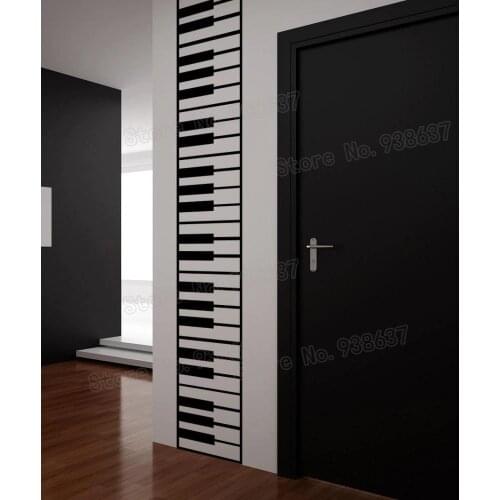 Creative Vinyl Wall Decal Sticker Piano Keys Home Decor Living Room Removable Art Stickers Wallpaper Self Adhesive Paper ZB511