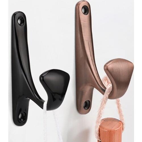 2 Pcs RV Trailer Caravan Hook Clothes and Hat Hook Nail Hook Marine Zinc Alloy Bent Hook Fashion Pendant