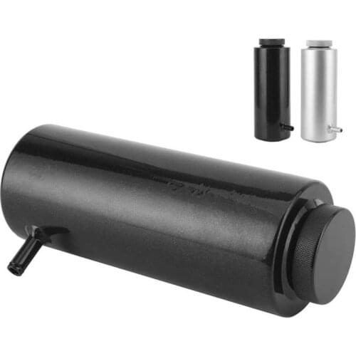 Coolant Oil Catch Can 3x7.5in Coolant Oil Catch Can Overflow Tank Bottle Aluminium Alloy Universal 800ml/27oz