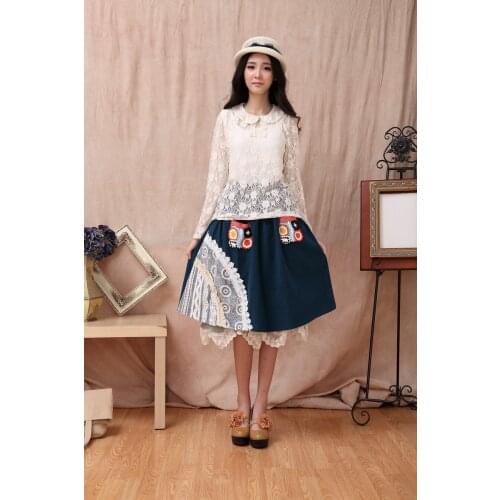 Cute Tutu Adults Liz Lisa Rokken Lolita Rok Tubo Jupe Gonna Faldas Mujer Adult Tulle Hippie Saia Renda Saia De Renda Boho Skirt