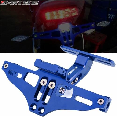 For YAMAHA YZF600R thundercat 1995-2008 2001 2002 2003 CNC Motorcycle Adjustable Angle License Number Plate Frame Holder Bracket