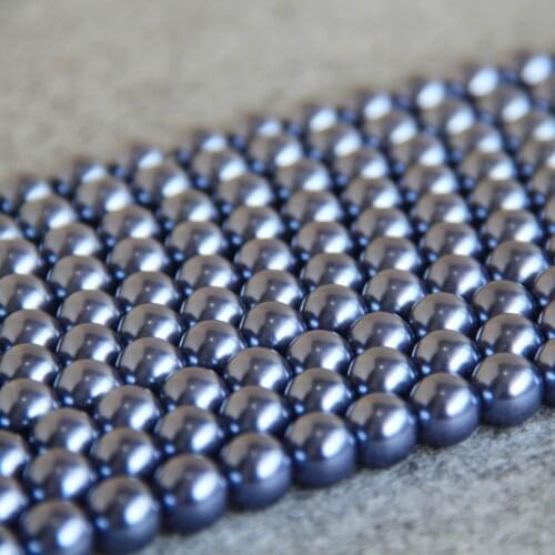 New Hot sale beautiful 10mm Purple Shell Glass Round beads DIY women loose beads 15inch 2pc/lot Jewelry making design wholesale