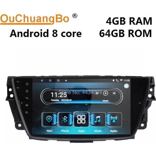Ouchuangbo car multi media audio bluetooth for MG GS support 4 core USB wifi 1080P video android 8.1 system