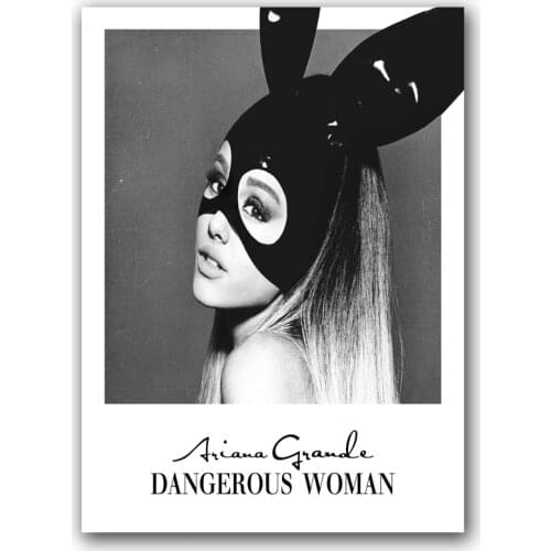 Ariana Grande Dangerous Woman Poster Print Wall Art Wall Picture Silk Or Canvas Painting Home Decor