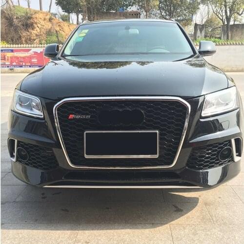 Suitable for 13-17 Refitted Rsq5 Big Encircle Face Middle Net Front Bumper Tail Lip Audi Q5