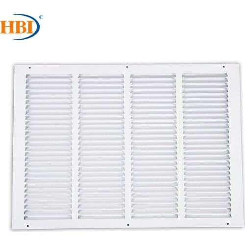 HBI 10PCS W20"xH14" Steel White Finished Return Air Grilles Ceiling Air Vent Ceiling Duct Cover Air Register Ventilation Grilles