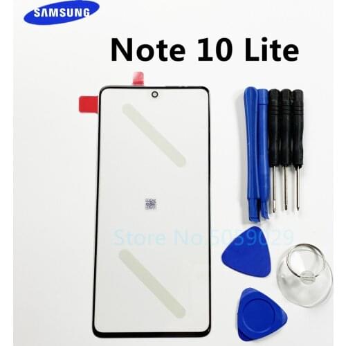 Replacement External Glass For Samsung Galaxy Note 10 Lite N770 N770F N770F/DS LCD Display Touch Screen Front Outer Lens
