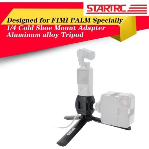 STARTRC Cold Shoe Mount Adapter 1/4 Screw Adapter Base With Tripod For FIMI PALM Handheld Camera Expansion Accessories