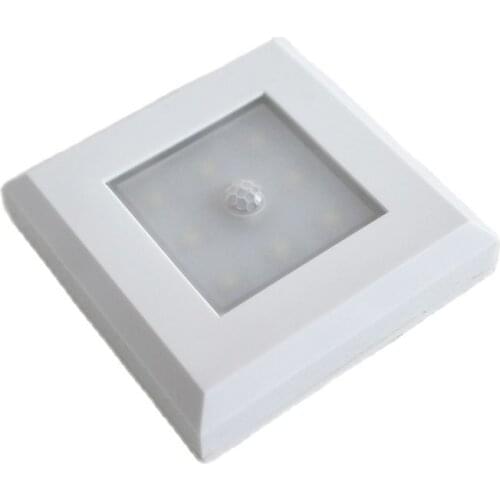 4pcs battery moving sensor LED torch lamp with vibration sensor led lamp touch sensor led lamp smart sensor led cabinet lights