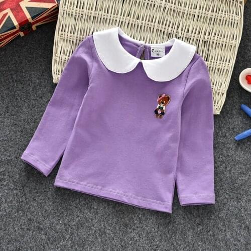 Футболки с длинным рукавом для девочек TBwish China At AliExpress