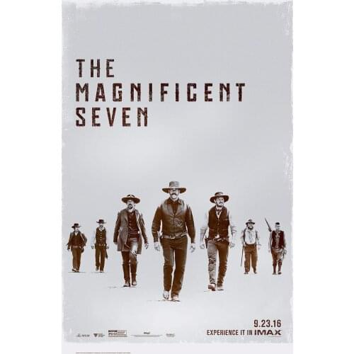 THE MAGNIFICENT SEVEN MOVIE Art print Silk poster Home Wall Decor