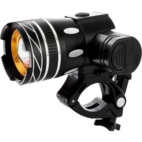 Bike Light LED Lamp Adjustable Bicycle Light USB Rechargeable Front Bike Headlight Cycle FlashLight Bike Accessories