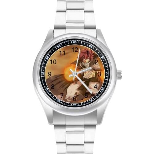 Fairy Tail Quartz Watch Stylish Couple Wrist Watch Photo Stainless Gym Wholesale Wristwatch