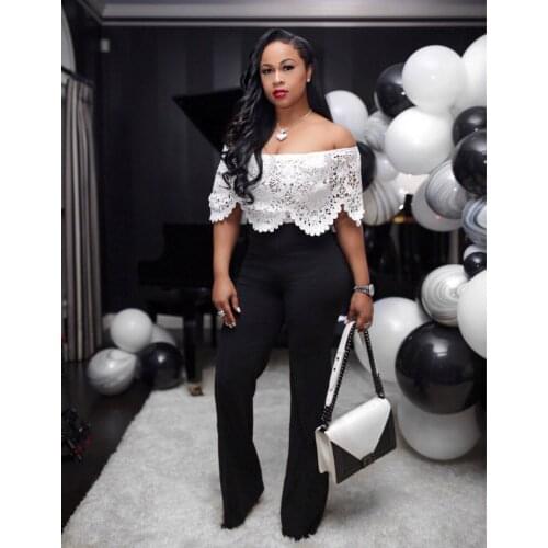 Bodysuit Women Vadim Offer Body Jumpsuit Free Shipping 2020 New Sexy Strap Long Sleeve Off Shoulder Solid Straight Lace Cotton