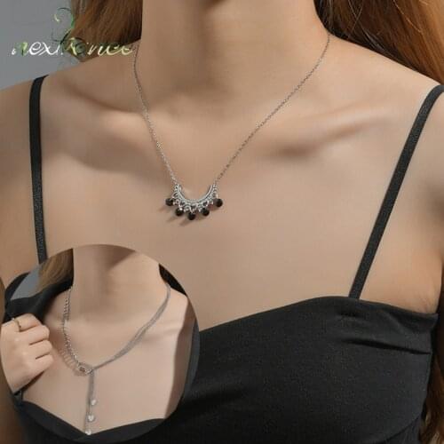 Nextvance Attractive Stainless Steel Necklaces Crown Heart Pendant Neckalce For Women Lover Summer Accessories Jewelry Gift