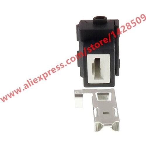 5 Sets 1 Pin Lamp Holder Automotive Headlight Connector Auto Light Bulb Socket H1-2B H1