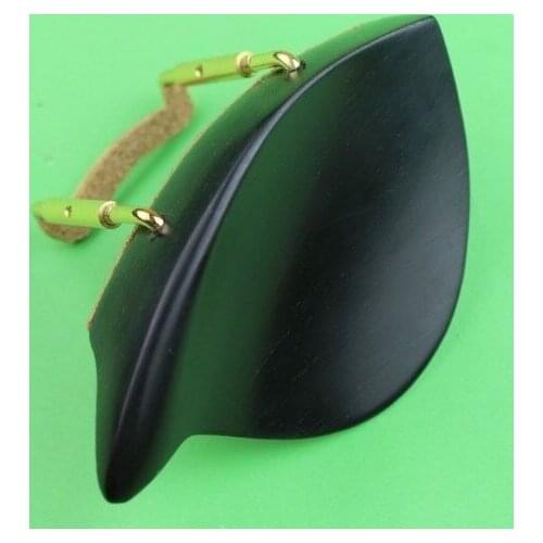 1 pc Natural Ebony 4/4 Violin Chin rest + Screw, violin parts accessories