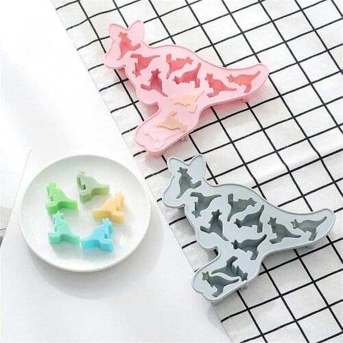10 Grid 3D Kangaroo Fondant Cake Decorating Tools Food Grade Silicone Chocolate Molds DIY Candy Mold Pastry Kitchen Accessories