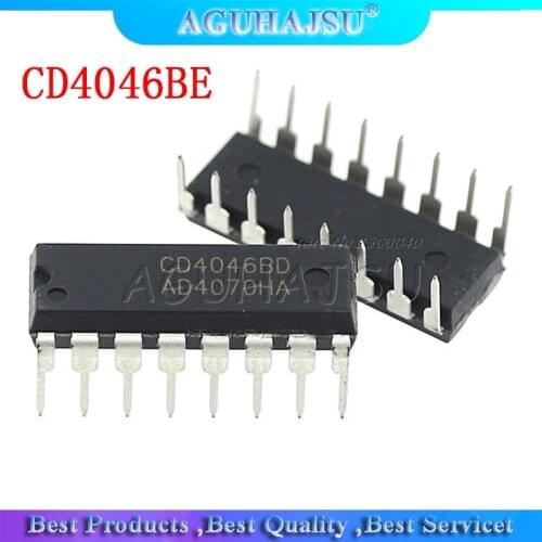 10PCS CD4046BE DIP16 CD4046 DIP 4046BE DIP-16 CD4046BCN HEF4046BP