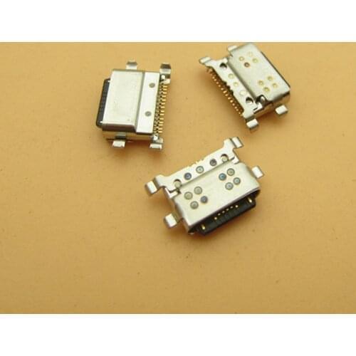 100PCS/Lot For Samsung Galaxy A6S G6200 USB Charge Socket Jack Port Plug Charging Dock Connector