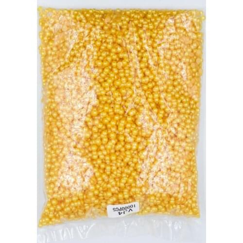 2mm,4mm,6mm,8mm,10mm,12mm,14mm Topaz Color Flat back ABS round Half Pearl beads, imitation plastic half pearl beads