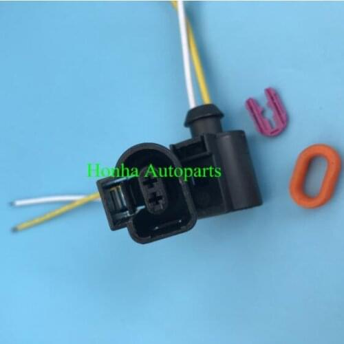 5/10/20/50/100 pcs/lots 2pin Fog Light Lamp Plug Pigtail Cable Connector Adapter Wiring 1J0973722 harness