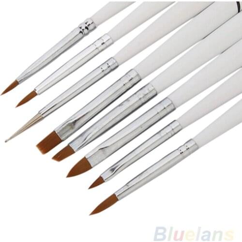 70% Hot Sale 8PCS Zebra Nail Art Dotting Manicure Painting Drawing Polish Brush Pen Tools