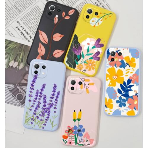 For Xiaomi Mi 11 Lite Case TPU For Xiaomi Mi Note 10 Pro Lite 9T A3 Redmi Note 8 7 Pro 8T 8A K30 K20 Cover Silicone Watercolor