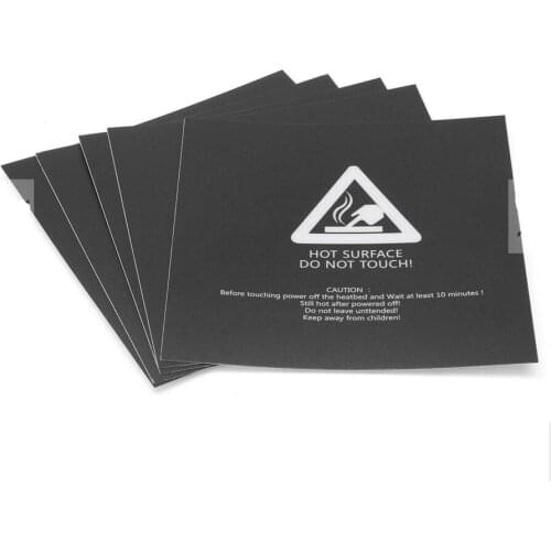 DuoWeiSi 3D Printer Parts 5pcs 220x220mm Plastic Hot Bed Stickers For 3D Printer Wanhao i3