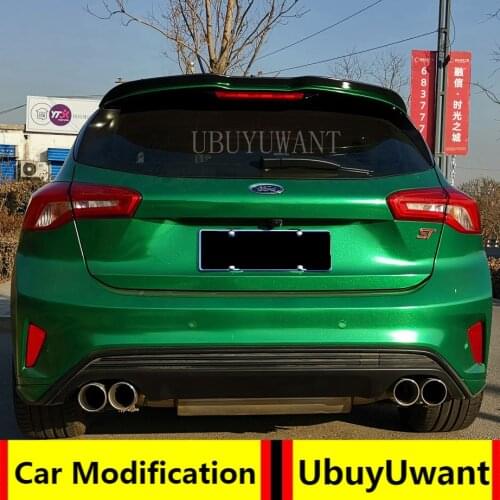 For Ford New Focus 2019 2020 ABS Exterior Rear Spoiler Tail Trunk Boot Wing Decoration Car Styling For Focus