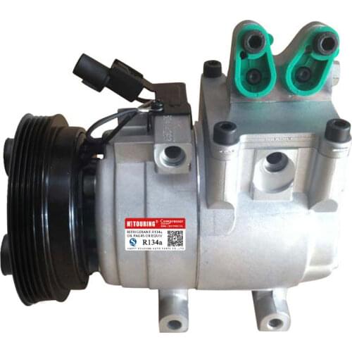 For Halla-HCC HS15 HS-15 auto air con ac a c compressor for Hyundai Porter II / H100 H-100 Truck 977014F100 97701-4F100 4pk