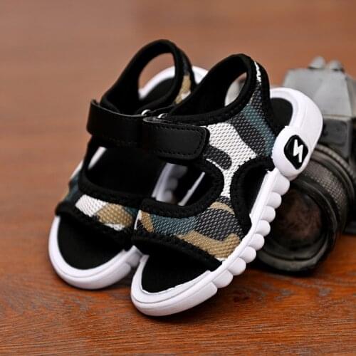 Boys Sandals Summer Kids Shoes Non-Slip Outdoor Sneakers Soft Sole Flats Shoes Casual Beach Slippers Girls Sandals Wholesale