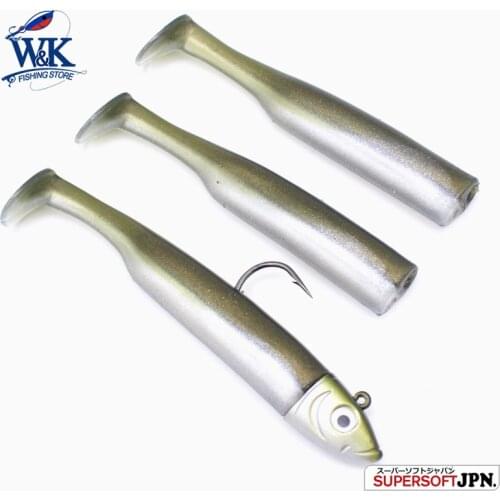 Small Soft Bait 95mm JIG KIT 12g 1/0 Jig Head at 6 Color Sale for Inshore Fishing Lures Seabass Rock Fish Shad 3.7inch Soft Lure