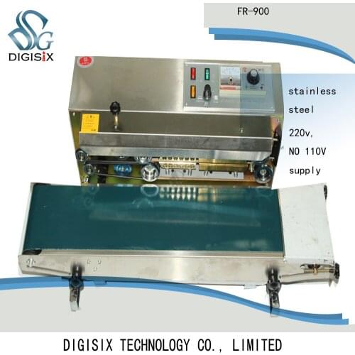 FR-900 continuous band sealer/ film sealing machine+stainless steel