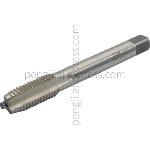 Metric Machine Tap M10 x 1.5 mm Pitch Thread Pitch 3 Flutes, High Speed Steel Thread Forming Tap, HSS Screw Plug Tap