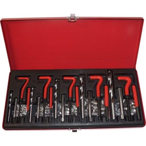 131/88/25/15 Pcs Thread Repair Tool Kit M5/M6/M8/M10/M12 for Restoring Damaged Threads Spanner Wrench Twist Drill Bit Kit