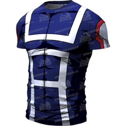 2021 New T Shirts Mens Summer 3D Print New My Hero Academia Harajuku Cosplay Anime character Casual Tee Shirt tops Tee