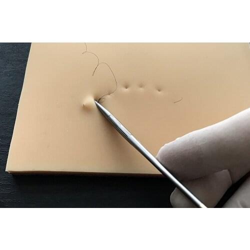 Double eyelid silicone exercise Suture surgery Surgical instrument tool set Skin training model free shipping