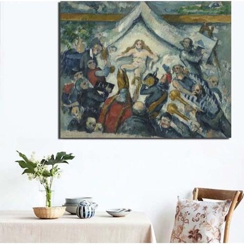 The Eternal Feminine Paul Cezanne Canvas Painting Prints Living Room Home Decoration Modern Wall Art Oil Painting Poster Picture