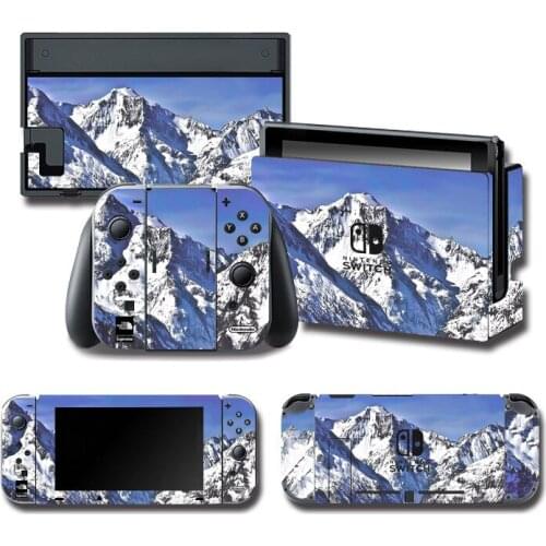 Full Body Protective Cover Skin Colorful Sticker Art Decals for NS Switch Game Console Joy-Con Controller Decor 1set