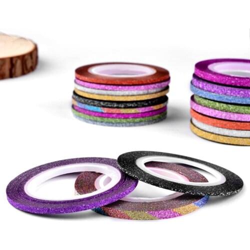 Nail Grind Gold And Silver Lines Gold Thread With Adhesive Tape Colored Drawing Line For Best Presents