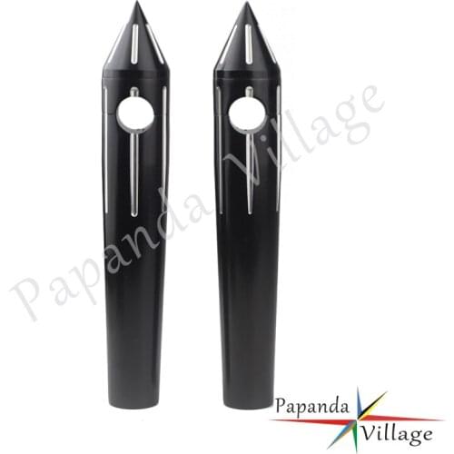 1Pair Motorcycle Custom 1'' Spike Handlebar Risers 25mm Bar Mount Universal For Harley Kawasaki Suzuki Yamaha V-Star Road Star