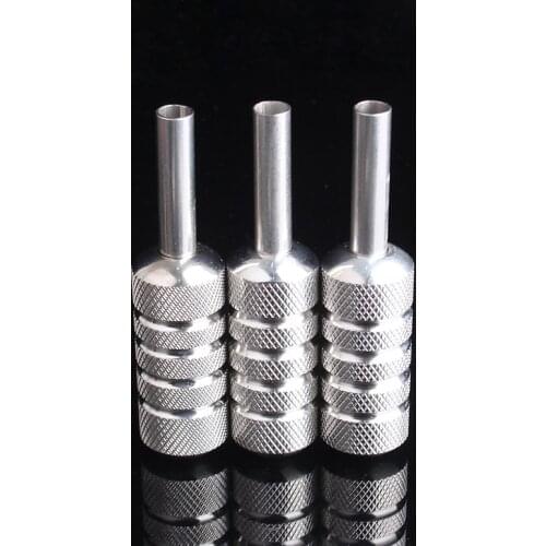 Hot Sales 20mm 1pc Silver Stainless Steel Tattoo Machine Handle Tattoo Grip Supply