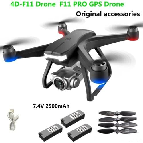 F11 PRO GPS Drone Battery/ Propeller Maple Leaf 7.4V 2500mAh For 4D-F11 Drone Accessories F11 Drone Spare Part