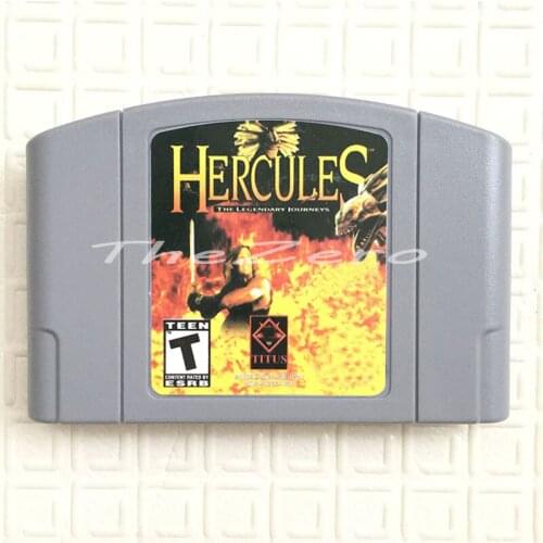 English Language Video Game for 64 Bit Console NTSC Version Hercules: The Legendary Journeys