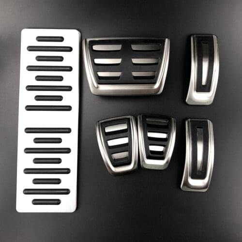 Car Fuel Brake Footrest Pedals For Audi A4 S4 A5 S5 8T Q2 Q3 Q5 SQ5 A6 C7 A7 S7 S6 4G A8 S8 4H Q7 Q8 For Porsche Cayenne Macan
