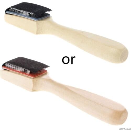 Free Shipping Wood Shoe Brush Suede Sole Wire Cleaners Dance Shoes Cleaning Brush For Footwear Home Tools ju17 21 wholesales