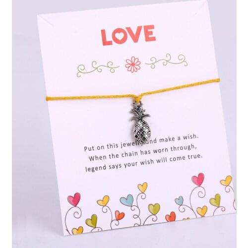 Pineapple Flamingos Flamingo Charm Bracelets Women Boy Girl Unisex Jewelry Friendship Summer Gift Drop Shipping