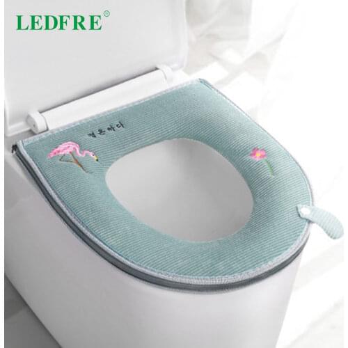 LEDFRE Shell Toilet Overcoat Toilet Case Cover Warm Seat Soft Toilet Warm Carpet Set Toilet Accessories LF73002